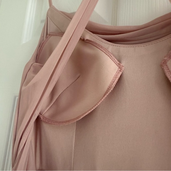 Azazie Blush Pink Maxi Dress - Picture 5 of 11